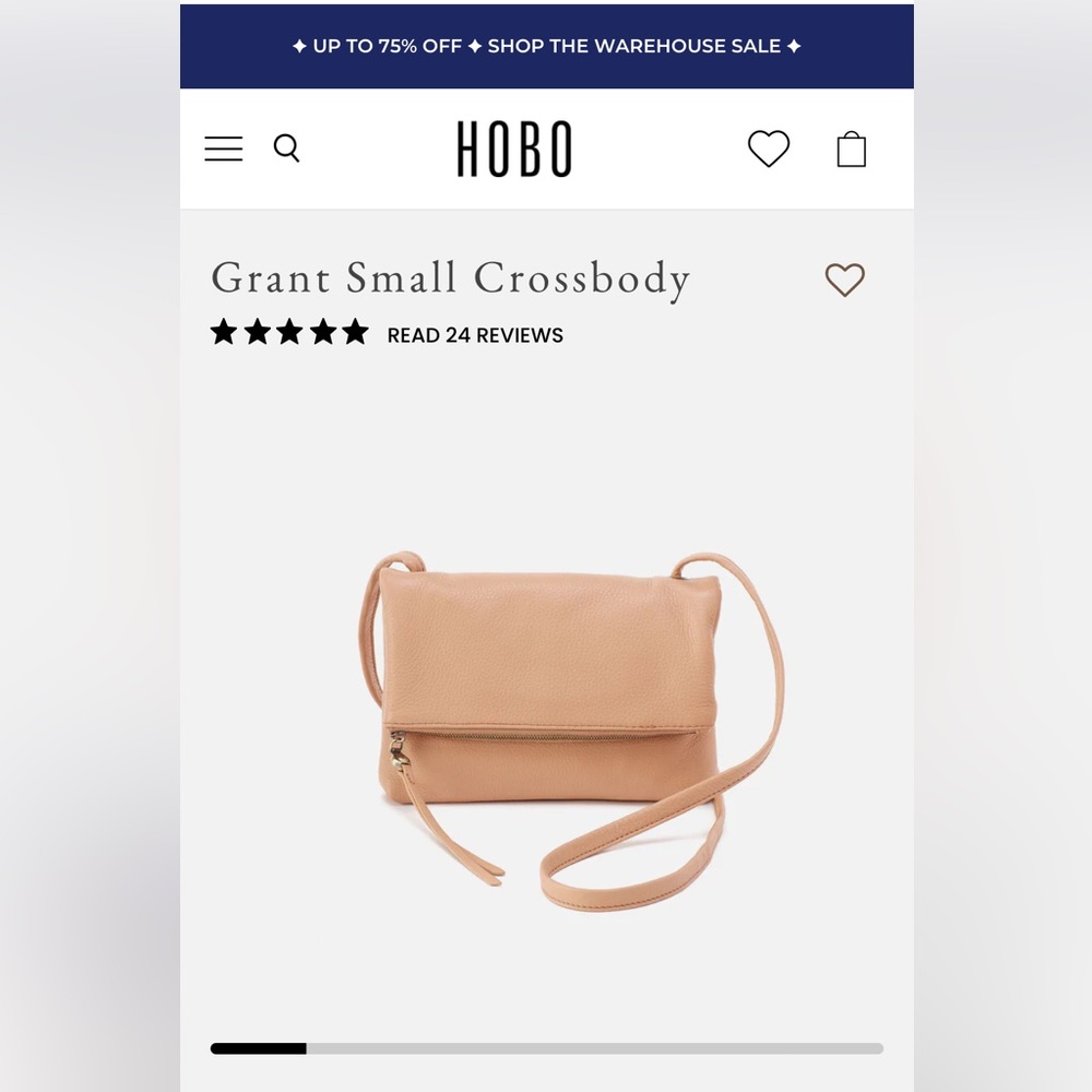 HOBO Grant Small Crossbody Bag - Green